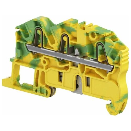 Клемма втычная ZK2,5-PE-3P - Земля - желто-зеленая - 2,5 мм2, 3 зажима TYCO, 1SNK705151R0000