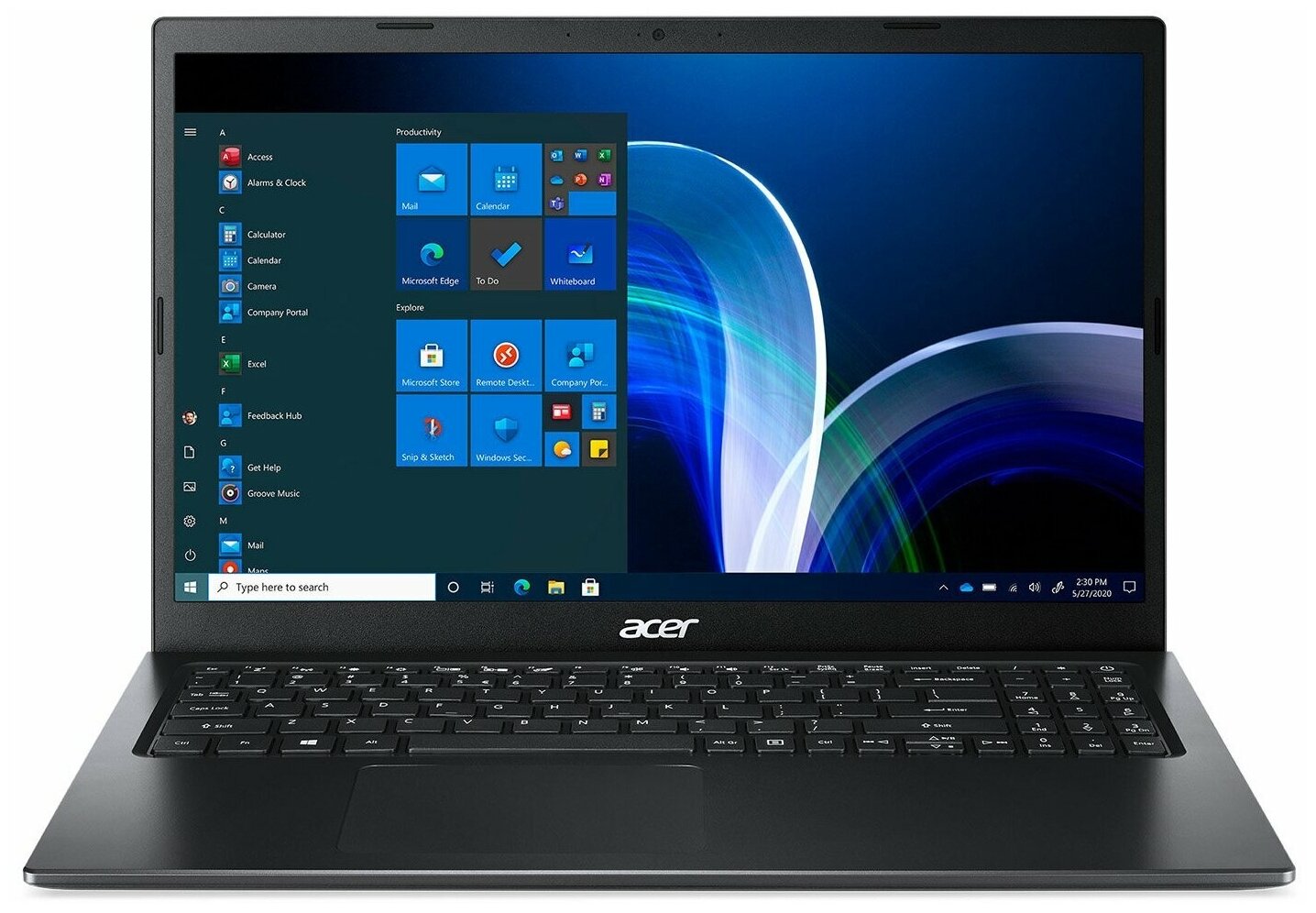 Ноутбук Acer Extensa 15 EX215-32-P2A8 Pentium Silver N6000 4Gb SSD128Gb UMA 15.6" FHD (1920x1080) Windows 10 black WiFi BT Cam