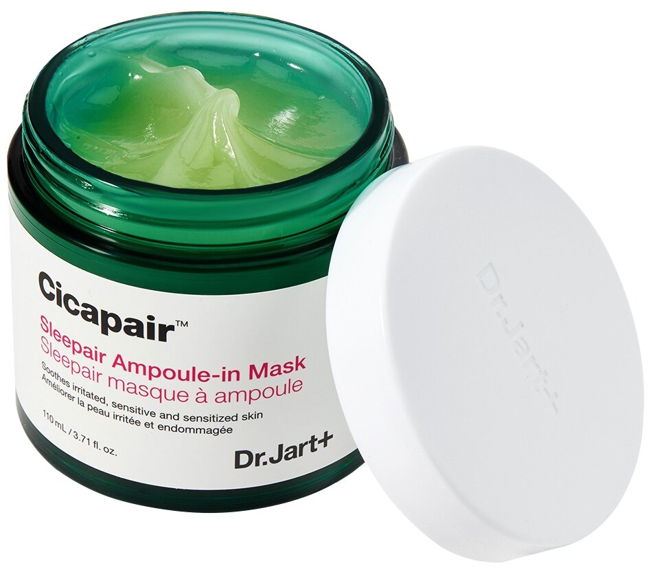 Восстанавливающая ночная маска для чувствительной кожи Dr.Jart Cicapair Sleepair Ampoule-In Mask