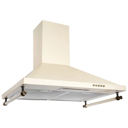 Вытяжка кухонная бытовая ширина 60см 700 м3ч мотор 160Вт Диаметр воздуховода 120 мм Отвод Рециркуляция il Monte KH-DOME 6005 IVORY RUSTICO 837100₽