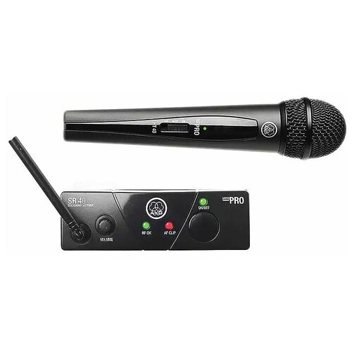 AKG WMS40 Mini Vocal Set BD US45A - радиосистема вокальная с приёмником SR40 Mini (660.7Мгц) akg wms40 mini2 vocal set dual вокальная радиосистема с 2 мя микрофонами