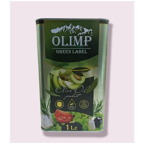 Оливковое масло Extra Virgin OLIMP GREEN LABEL Olive Oil, 1л