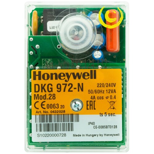 Блок управления горением Honeywell Satronic DKG 972N mod.28 / арт. 0432028U / Венгрия