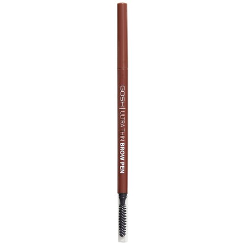 GOSH Карандаш для бровей Ultra Thin Brow Pen, оттенок 1 коричневый