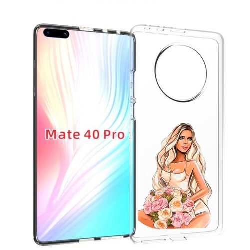 Чехол MyPads Нежная-девушка женский для Huawei Mate 40 Pro (NOH-NX9) задняя-панель-накладка-бампер чехол mypads девушка нежная женский для huawei mate 40 pro noh nx9 задняя панель накладка бампер