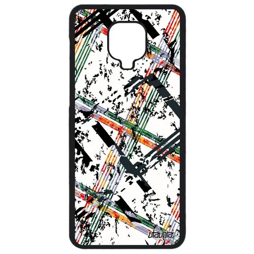фото Защитный чехол на смартфон // xiaomi redmi note 9s // "тартан плитка" полосы рисунок, utaupia, цветной