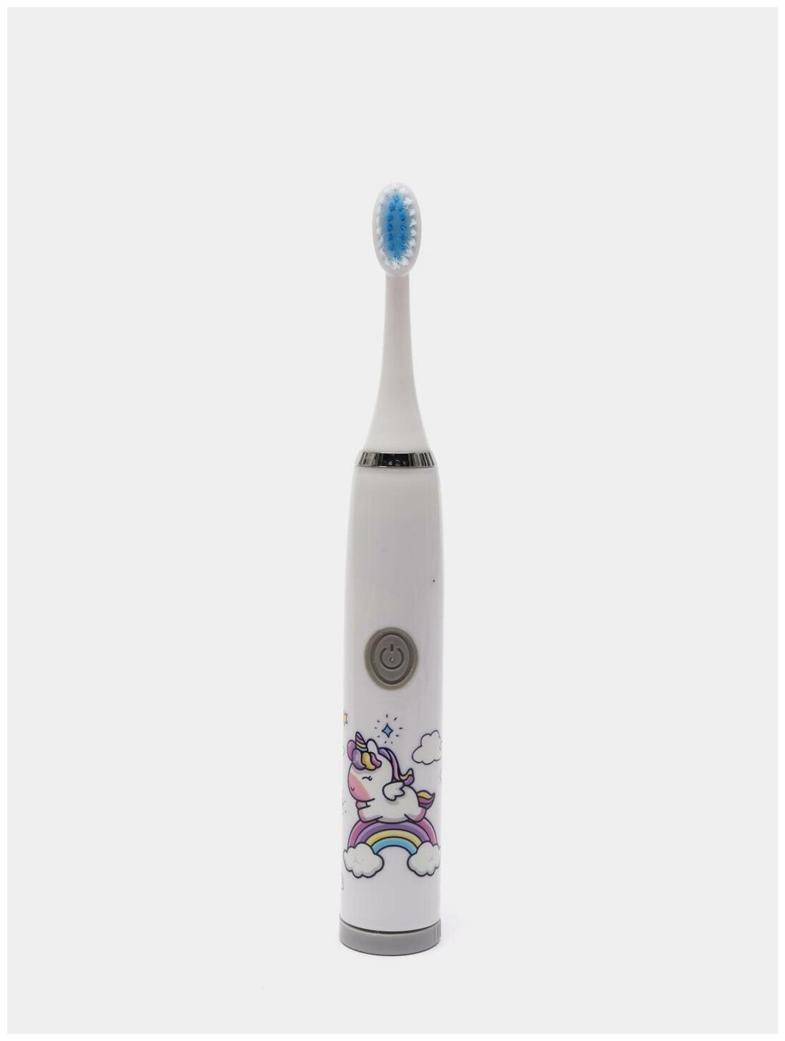Детская Электрическая зубная щетка Beautiful Smile, для детей 3-7 лет, с 5 насадками, и батарейкой в комплекте - Единорог - фотография № 7