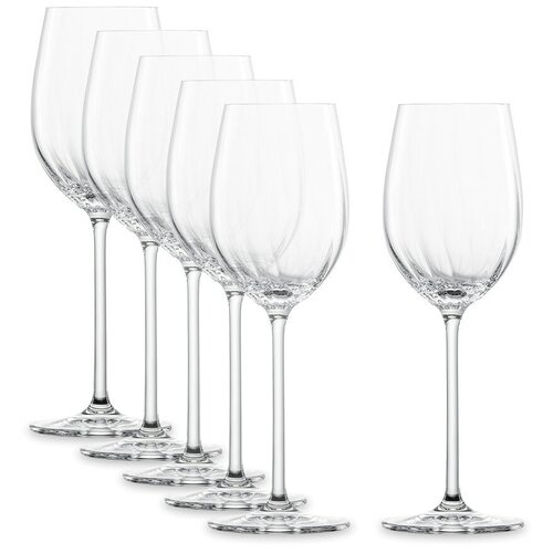 фото Набор из 6-ти бокалов для белого вина prizma объем 296 мл, 7,4x21,8 см, хрустальное стекло, schott zwiesel, 121 569-6