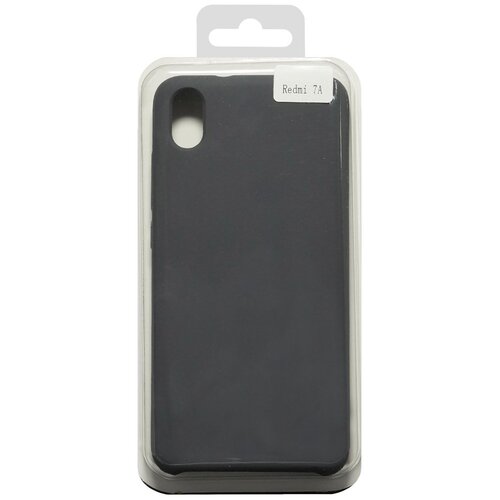 фото Чехол- накладка для xiaomi redmi 7a silicone case nl серый
