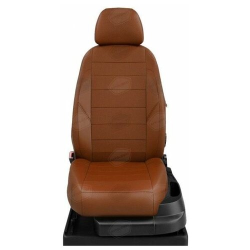 фото Чехлы bmw 1 2004-2020 5 дверей экокожа коричневый автолидер bw02-0104-ec28 avtolider1