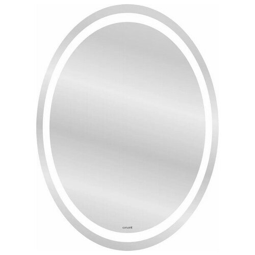 фото Зеркало cersanit led 040 design 57 kn-lu-led040*57-d-os с подсветкой и подогревом