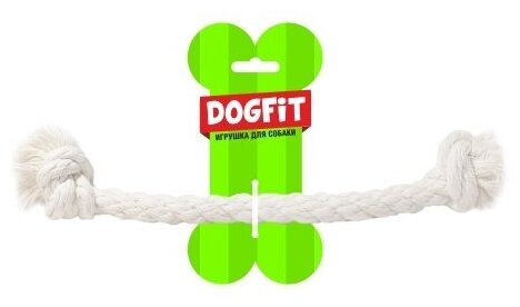 DogFit Грейфер из х/б каната прямой 2 узла 28 см D 14 мм - фотография № 1