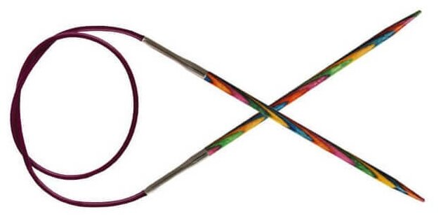 Спицы для вязания Knit Pro Symfonie круговые деревянные 80см - 5,50мм