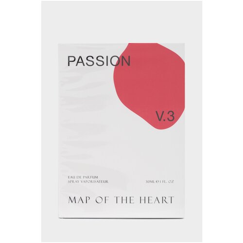 Парфюмерная вода Map of the heart passion v.3 eau de parfum 30 ml унисекс цвет бесцветный парфюмерная вода map of the heart gold heart v 4 eau de parfum 90 ml унисекс цвет бесцветный