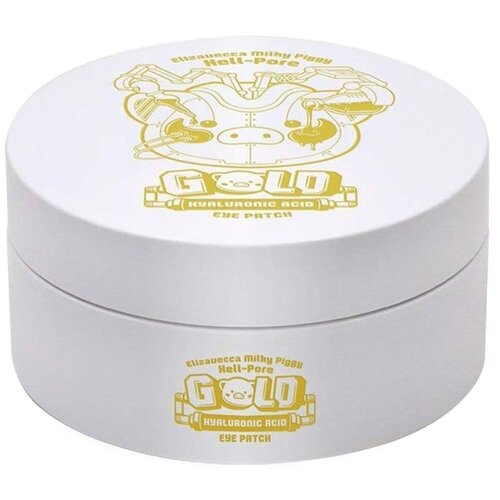 Elizavecca Патчи для глаз с гиалуроновой кислотой Milky Piggy Hell-pore Gold Hyaluronic Acid Eye Patch 90 г (60 шт.)