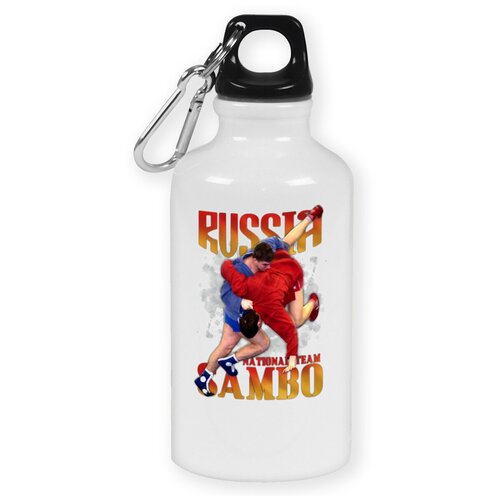 Бутылка с карабином CoolPodarok Russia Sambo. Самбо