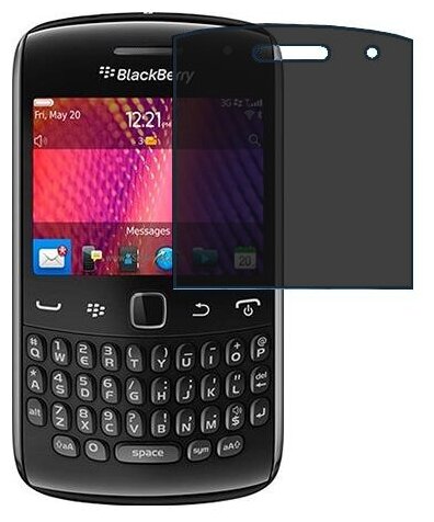 BlackBerry Curve 9360 защитный экран пленка гидрогель конфиденциальность (силикон) Одна штука