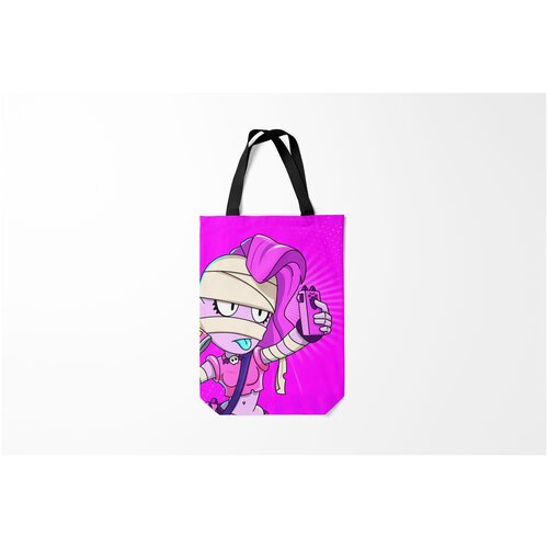 фото Сумка-шоппер / 31х42 см / геймерам / brawl stars emz burnettie