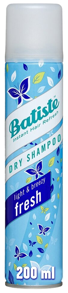 Batiste Dry Light & Breesy FRESH Сухой шампунь аромат свежести 200 мл