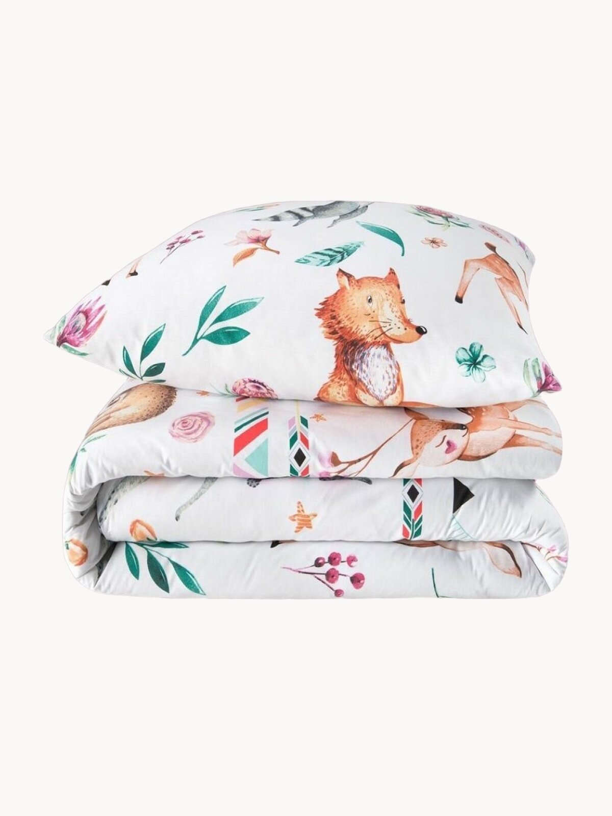 Постельное белье, Поплин, 1.5 спальное,1 наволочка 50х70, GM, Веселое утро 100% хлопок