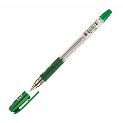 Шариковая ручка Pilot [BPS-GP-F/G] (зеленая, 0.7 мм, 12 штук)