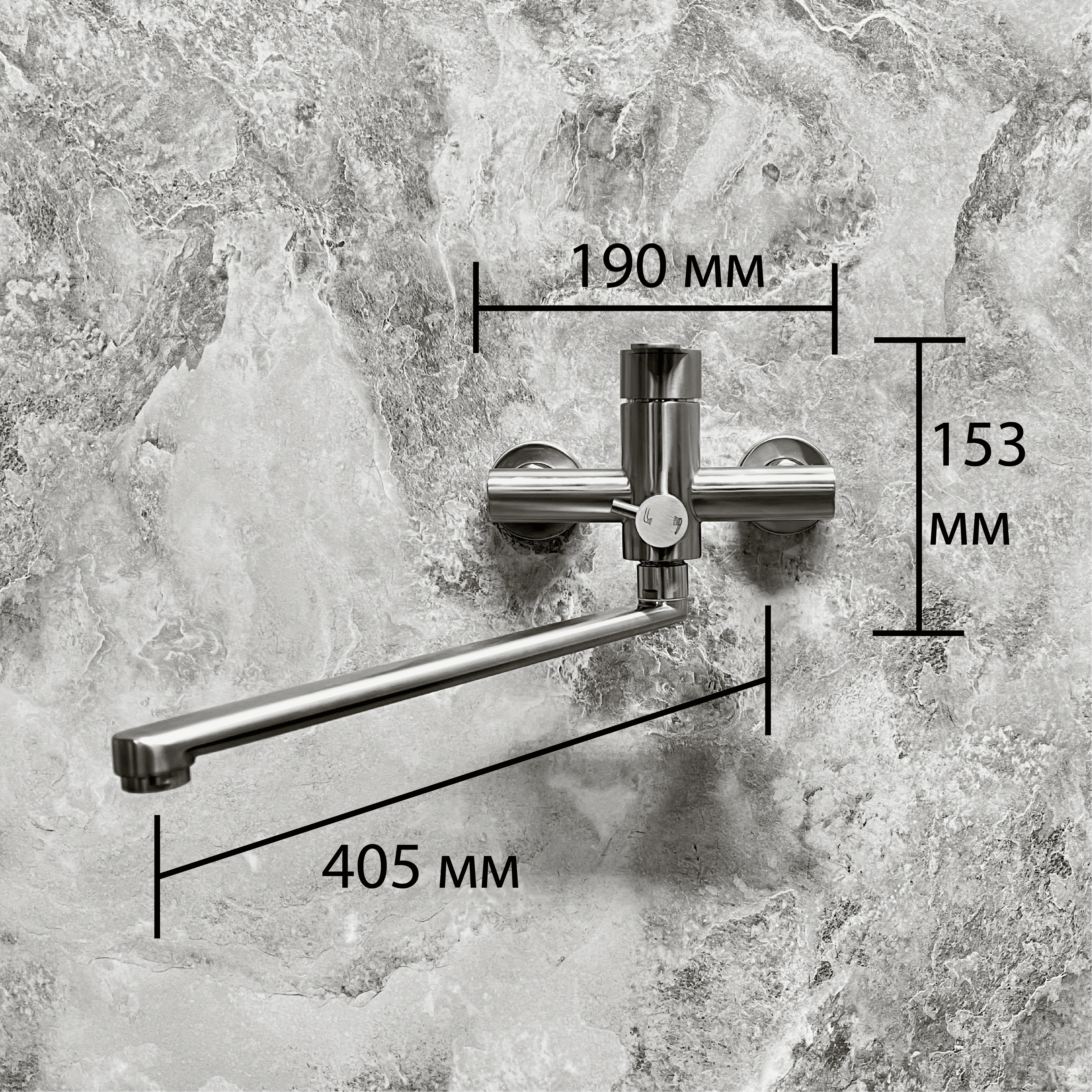 Смеситель Haiba HB22801 для ванны - фотография № 5