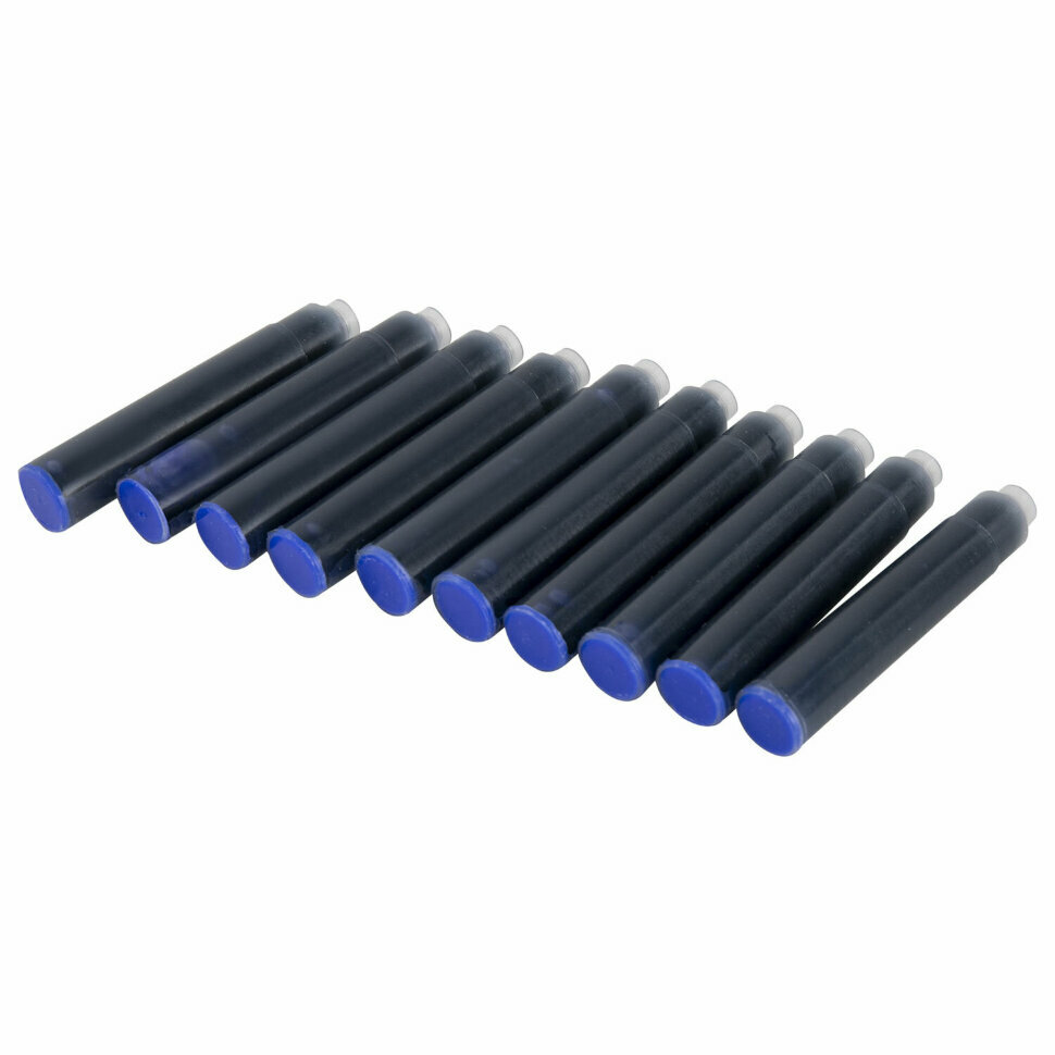 Картриджи чернильные Centropen синие, 10 шт - фото №5