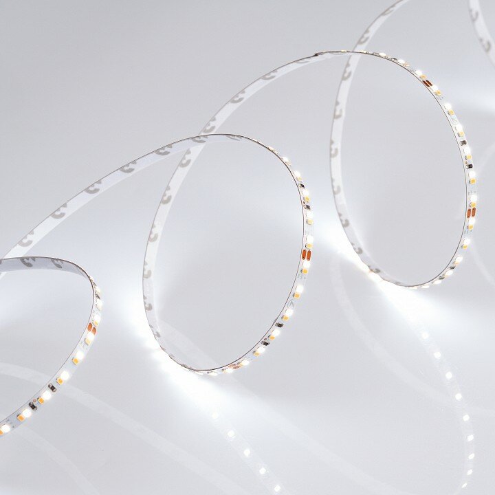 Microled-5000 White-CDW 4.5mm 024506 Светодиодная лента 24В (2216, IP33, 240 LED/m, 5 м) Упаковка (5 шт.) Arlight - фото №5