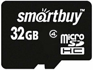 MicroSDHC Smart Buy 32GB Class10 UHS-I (без адаптеров)