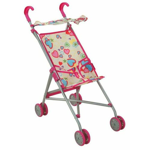 Коляска для кукол - трость , с крышей, металл BUGGY BOOM 8003-M2007/СТ