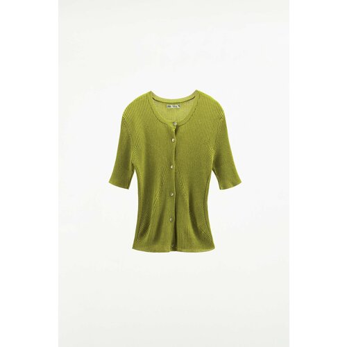 Кардиган Zara, размер S, зеленый