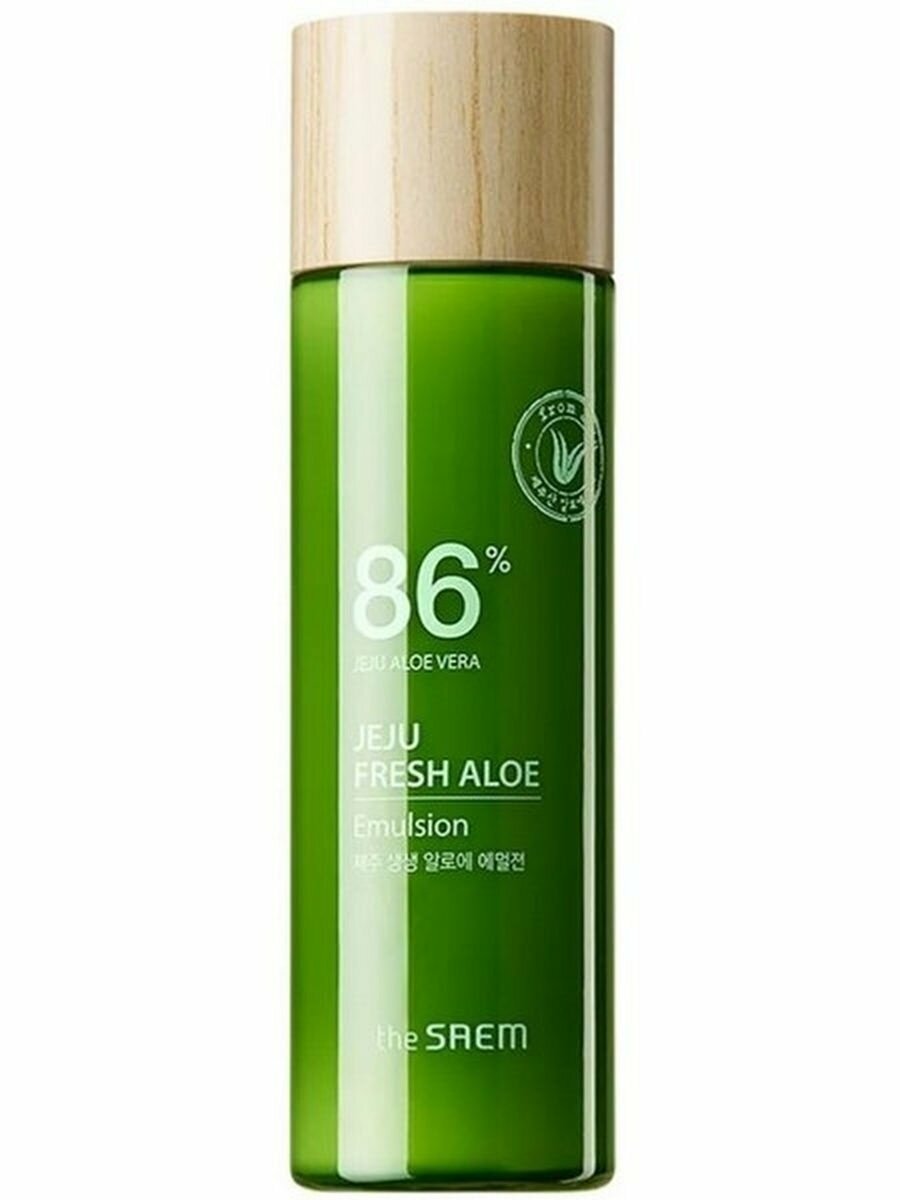 Эмульсия для лица увлажняющая с алоэ The Saem Jeju Fresh Aloe Emulsion I 155 мл - фото №3