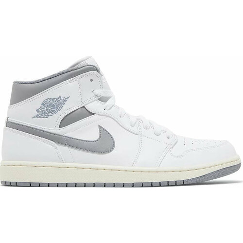 фото Кроссовки nike air jordan 1 mid, размер 8.5 us, белый