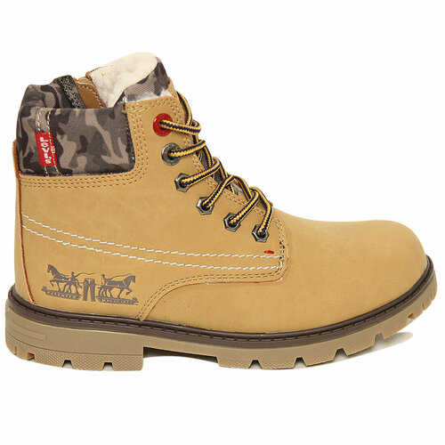 фото Ботинки levi's, размер 30, желтый