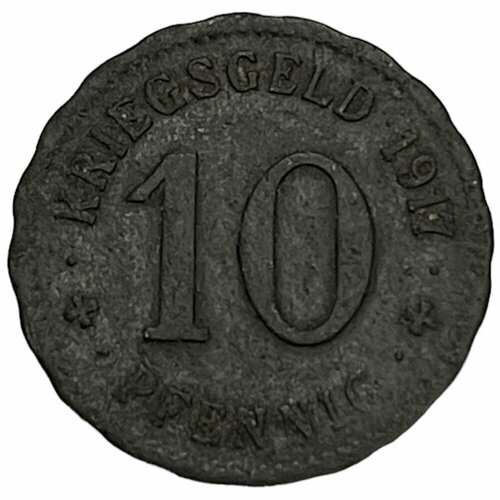 Германия (Германская Империя) Хаген 10 пфеннигов 1917 г. (4)