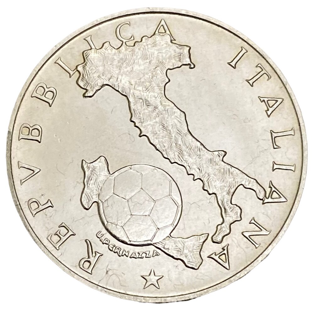 Италия 500 лир 1986 г. (Чемпионат мира по футболу, Мексика)