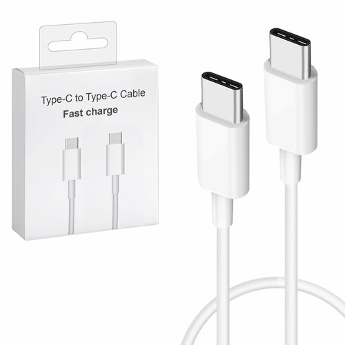 Кабель Type-C - Type-C 1M для IOS/Android кабель pd66w для смартфона usb в type c с подсветкой awei cl 127t super fast charge