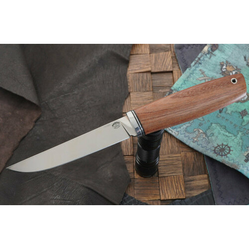 Товарищество Завьялова нож Ладья-3 Н-85, сталь Bohler N690, рукоять орех