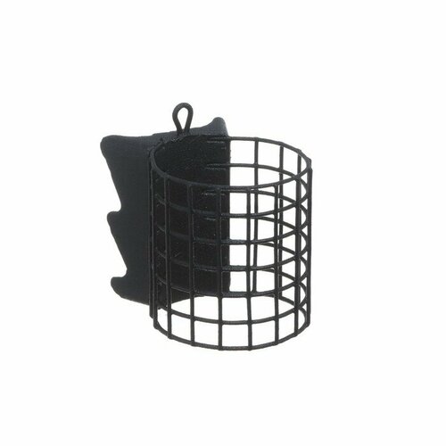 фото Груз-кормушка металлическая x-feeder me grip m grid, цвет matt black, 80 г, 35 мл