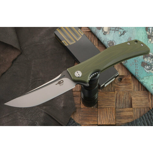 фото Складной нож bestech knives scimitar green bg05b-2