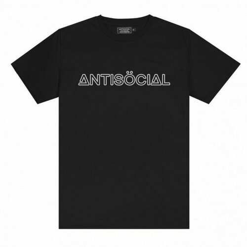 Футболка ANTISOCIAL, размер XL, черный