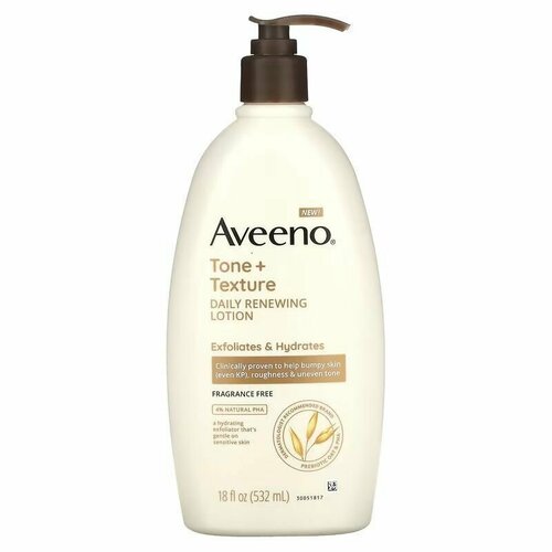 Aveeno Tone Texture Ежедневный восстанавливающий лосьон 532 мл 4358₽