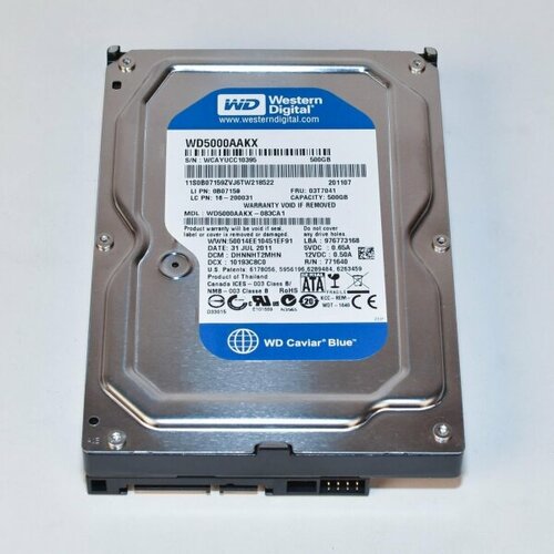 Жесткий диск Lenovo 03T7041 500Gb 7200 SATAIII 35 HDD 2286500₽