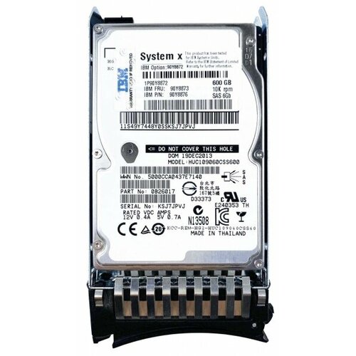 Жесткий диск IBM ESXSHUC109060CSS60 600Gb 10000 SAS 2,5