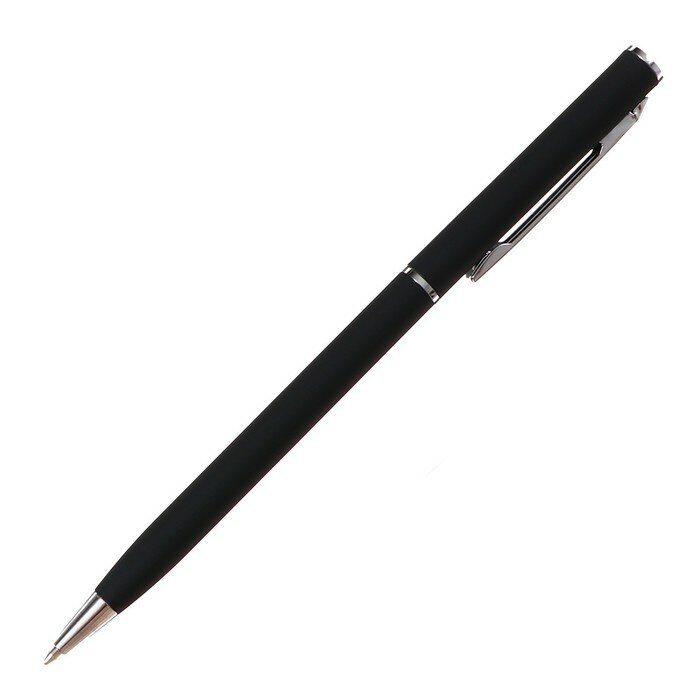 Ручка шариковая поворотная, 0.7 мм, BrunoVisconti Palermo, стержень синий, металлический корпус Soft - фотография № 2