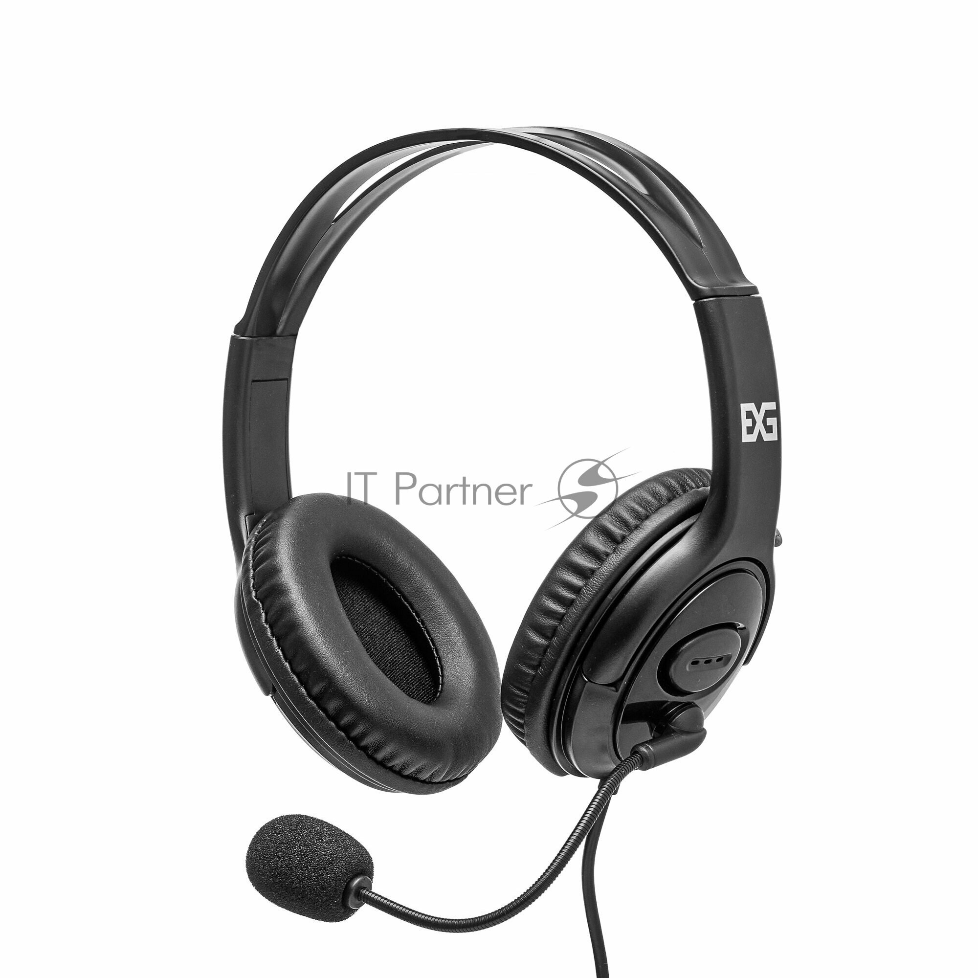 Наушники Exegate EX294417RUS полноразмерные с микрофоном (гарнитура) (USB, динамик 40 мм, 20-20000Гц, длина кабеля 2м, управление громк - фото №6