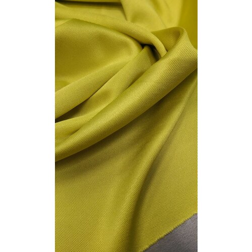 Ткань Трикотаж-холодок канареечного цвета Италия ткань трикотаж лимонного цвета италия