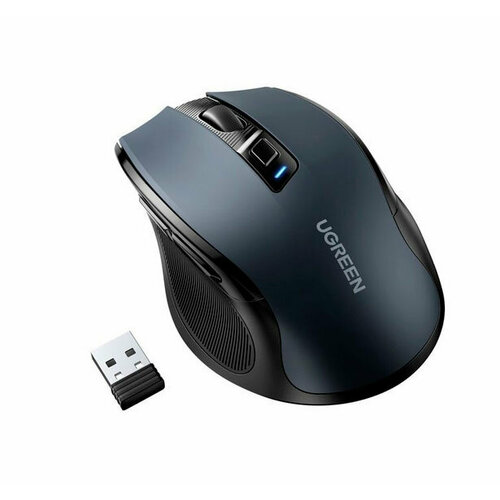 Мышка беспроводная UGREEN MU006 15063 эргономичная 24G 4000DPI черная 149000₽