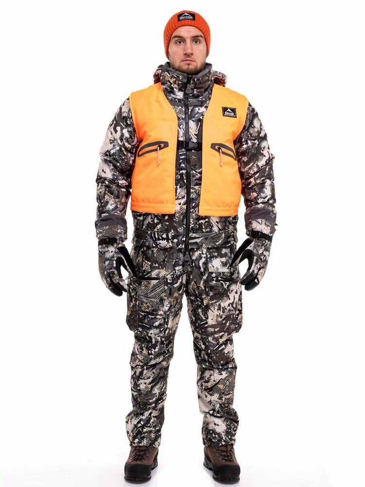 Жилет для охоты сигнальный SKRE Gunner Vest цв. Orange р. XXL