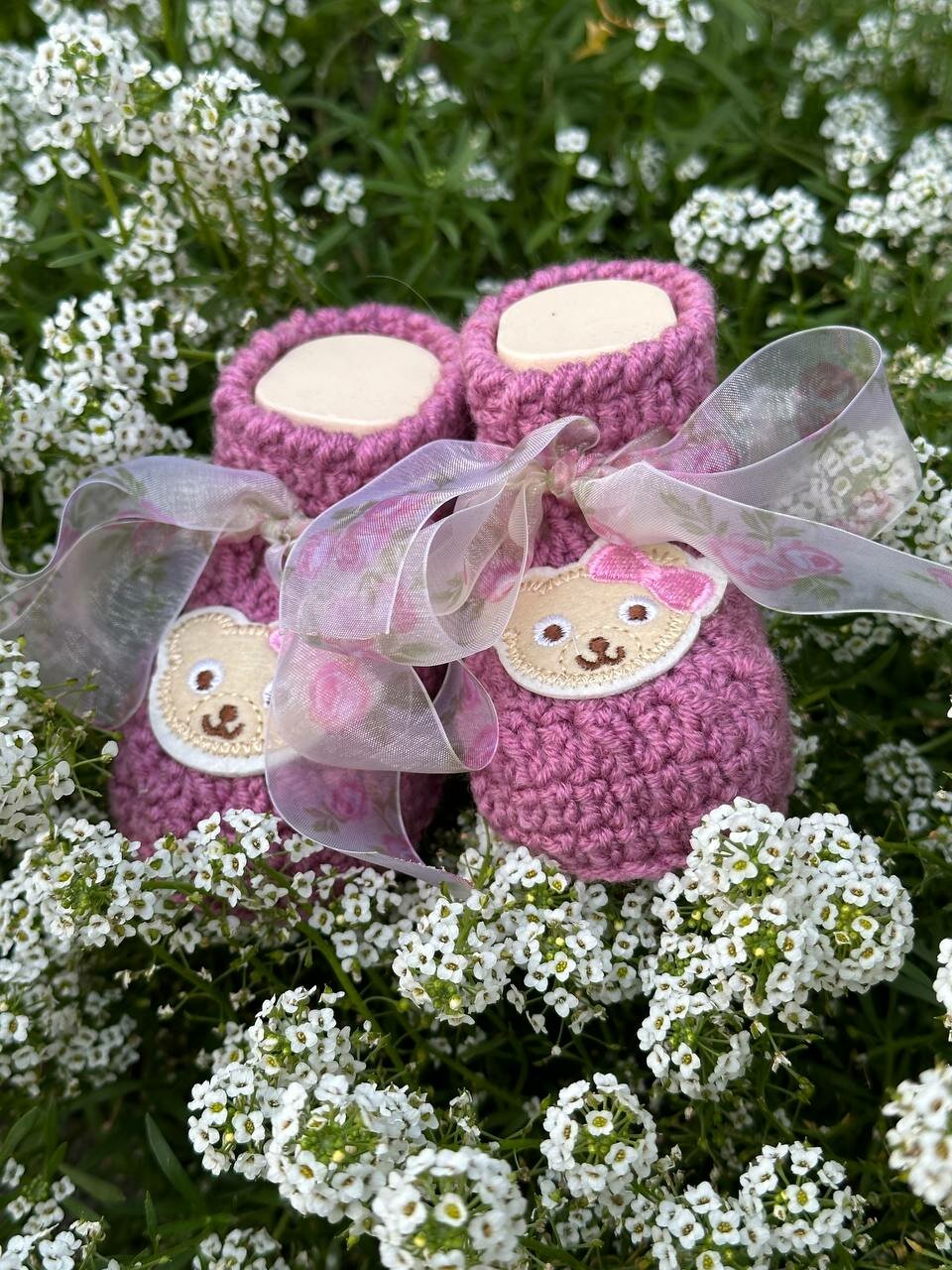 Пинетки Baby Nice  размер 4 9 мес  розово малиновый